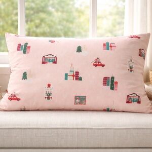 Kate Spade Christmas Presents Village Cotton Standard Pillowcases Set Of 1